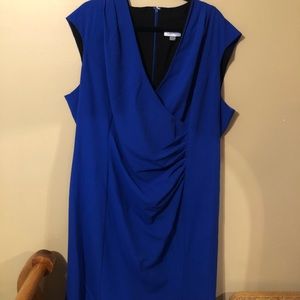 Royal Blue Calvin Klein Midi Dress